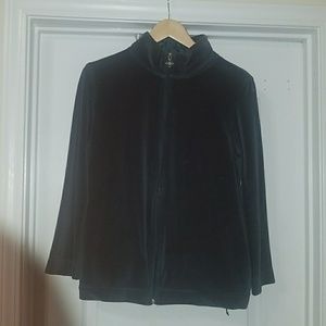 Bobbie Brooks, spruce green velour lounge suit